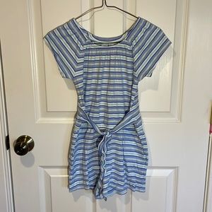 Vineyard Vines romper. EUC mint/periwinkle color. Size L